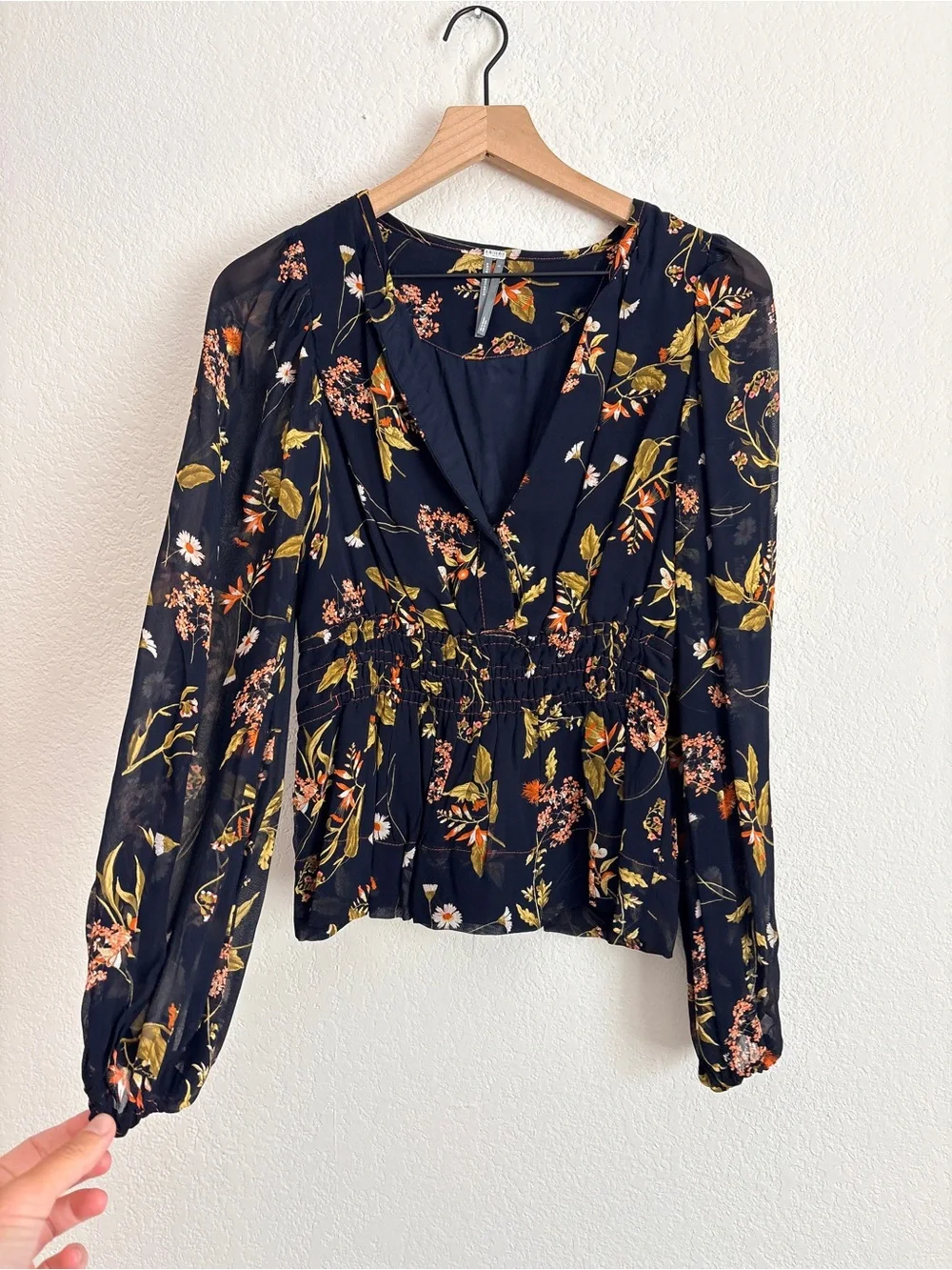 Anthropologie The Somerset Long-Sleeve Blouse